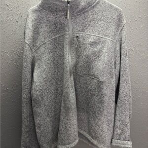 The North Face Light Gray Fleece Pullover